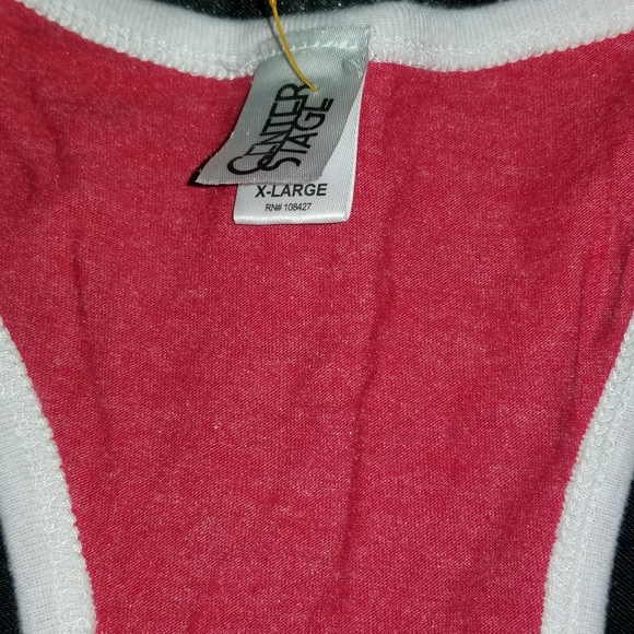 'I Run For Cupcakes' Tank Top, Center Stage, XL, Red - Picture 4 of 6